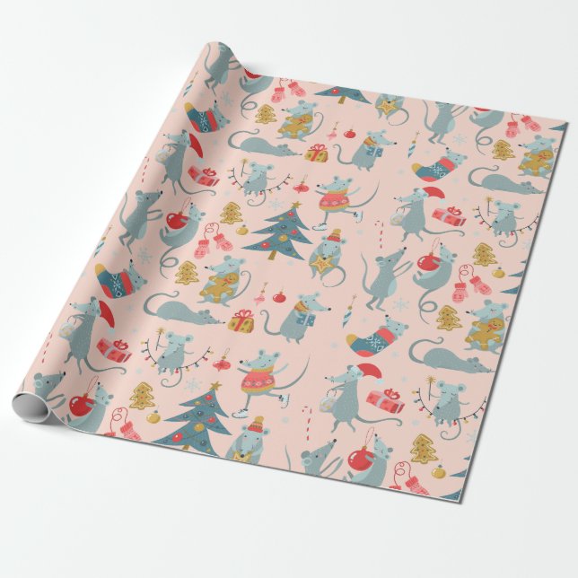 Papier Cadeau Souris| Pas une créature qui provoque des vacances (Déroulé)