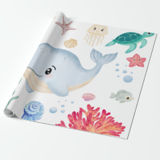 Papier Cadeau Sous la mer