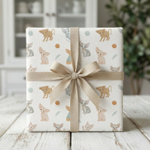 Papier Cadeau Sphynx Mignon pour Cadeaux d'Amoureu