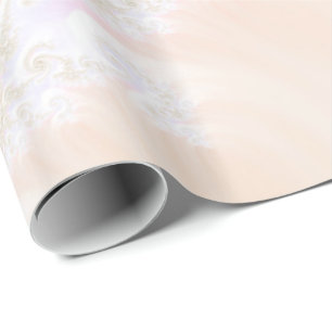 Papier Cadeau Spirale luxueuse de fractale de nacre