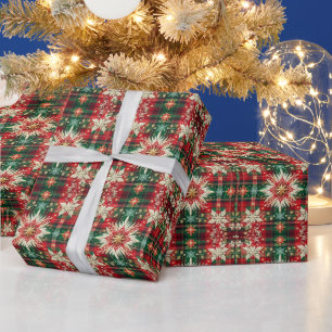 Papier Cadeau Splendeur de flocon de neige