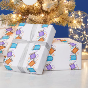 Papier Cadeau Spools de threads