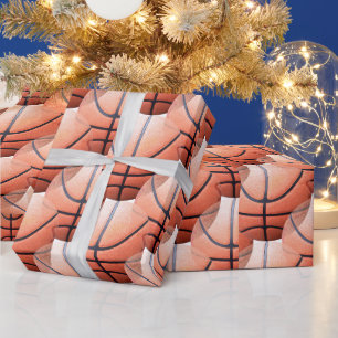 Papier Cadeau Sport De Basket-Ball Thème