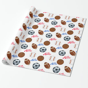 Papier Cadeau Sports - orientés