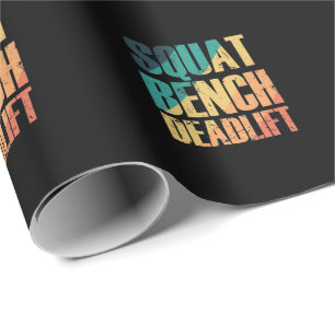 Papier Cadeau Squat Bench Deadlift Bodybuilding Muscles