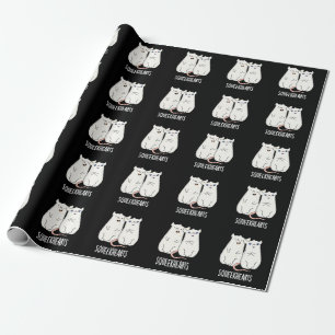 Papier Cadeau Squeekhearts Funny Souse Sweetheart Pun Dark BG