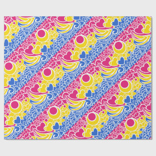 Papier Cadeau Squiggles de la fierté Pan