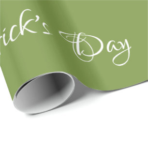 Papier Cadeau St. Patrick's Day Wrapping Papier Floral