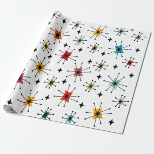 Papier Cadeau Starbursts et Stars