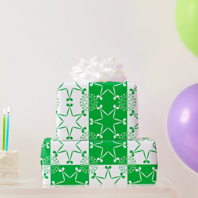 Papier Cadeau Stars irlandais (Créateur téléchargé)