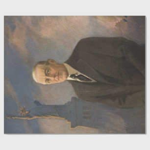 Papier Cadeau Statue de la Liberté et président Woodrow Wilson