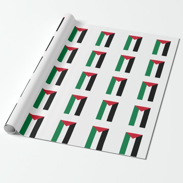 Papier Cadeau Sticker Gaza sans drapeau de Palestine (Déroulé)