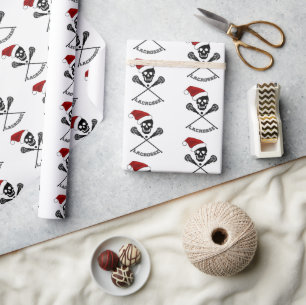 Papier Cadeau Sticks de crosse Noël