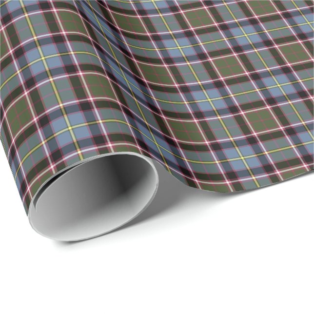 Papier Cadeau Stirling et Bannockburn Scotland Tartan (Coin rond)