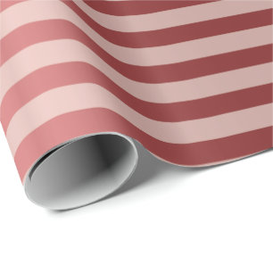 Papier Cadeau Stripes Lines Rose Gold Burgundy Maroon Metal