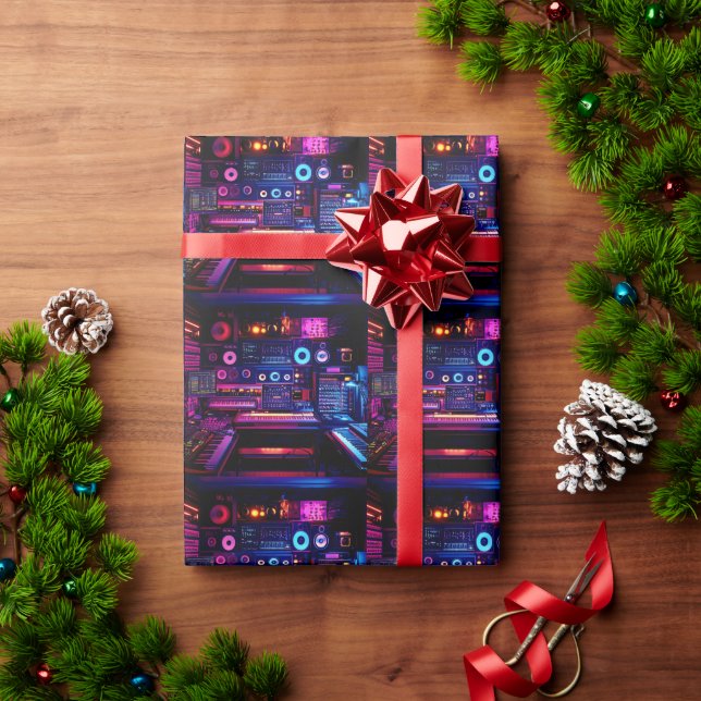 Papier Cadeau Studio de musique (Cadeau de vacances)