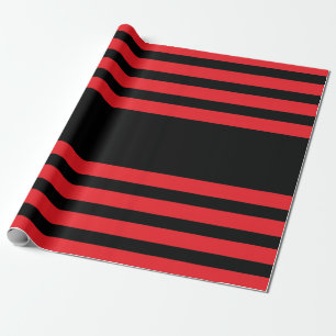 Papier Cadeau Style Idoma rouge et noir