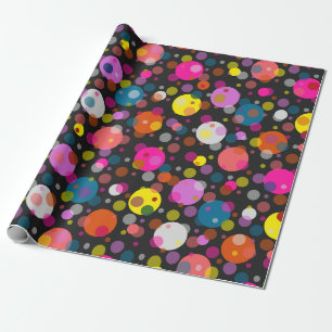 Papier Cadeau Style Pois moderne