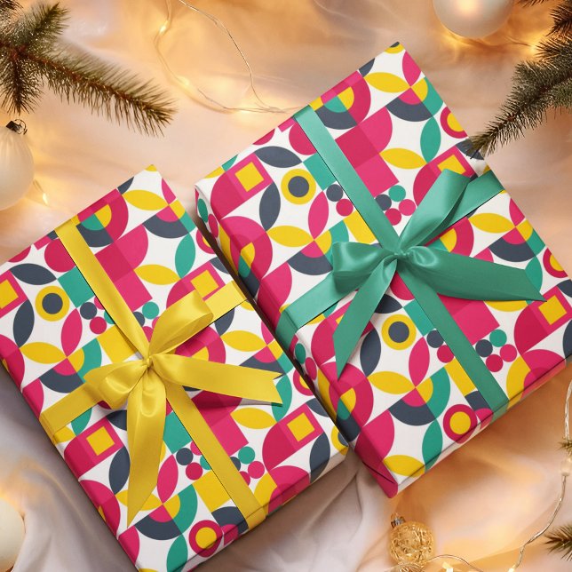 Papier Cadeau Style Vintage Bauhaus (vintage bauhaus birthday packing gift wrap,gift wrapping paper,return gift wrap paper,paper gift)