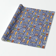 Styles de bière Papier à enveloppement bleu