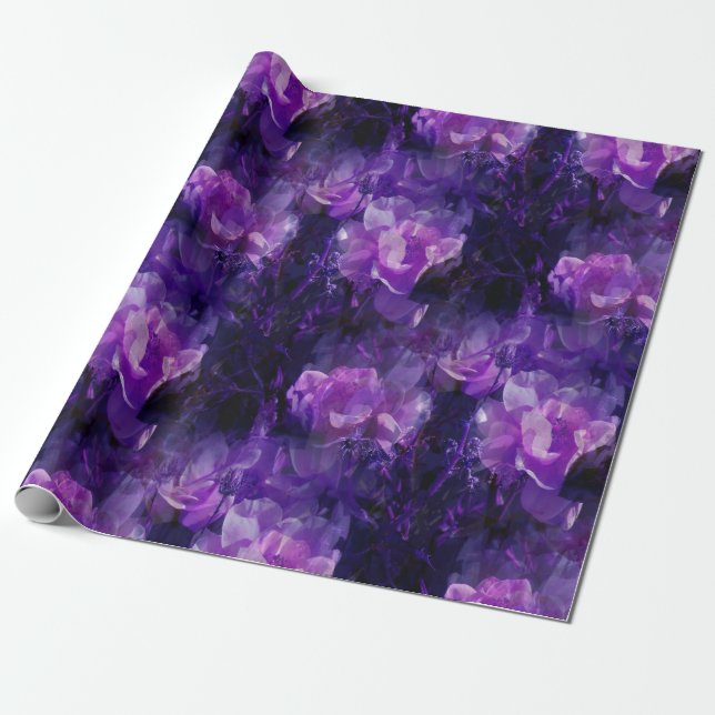 Papier Cadeau Stylin' Purple... (Déroulé)