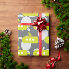 Papier Cadeau Submarines & Turtles Wrapping Paper