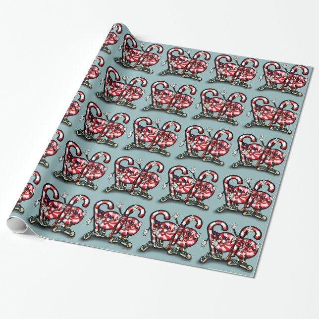 Papier Cadeau Sucre de canne Gang (Déroulé)