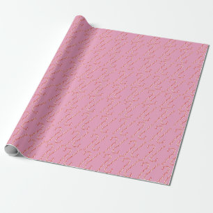 Papier Cadeau Sucre de canne rose pâle Papier d'enveloppement de