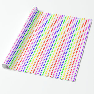 Papier Cadeau Sucrerie d'arc-en-ciel