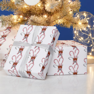 Papier Cadeau Sucres de canne Noël