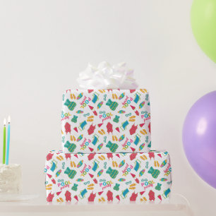 Papier Cadeau Summer Beach Pool Party Anniversaire Coloré Mignon
