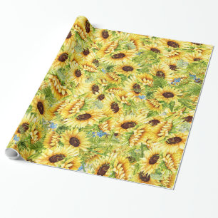 Papier cadeau Sunflower