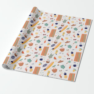 Papier Cadeau Sunny Beach Fun Motif