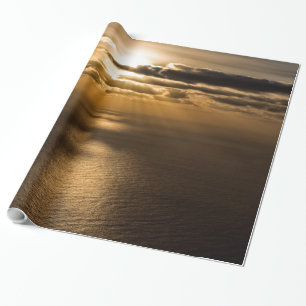 Papier Cadeau Sunrise above the Atlantic ocean