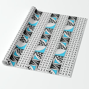 Papier Cadeau Sunrise Sud-Ouest en enveloppement cadeau Turquois