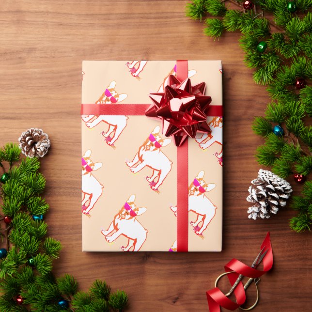 Papier Cadeau Super Frenchie Bulldog (Cadeau de vacances)