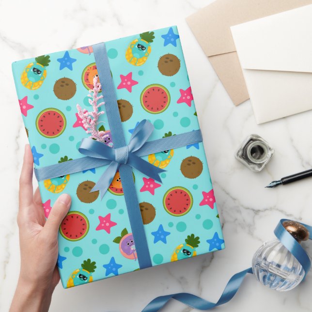 Papier Cadeau Super simple | Nombres de bosses Anniversaire d'ét (Cadeaux)
