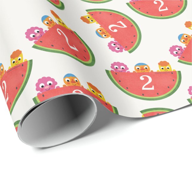 Papier Cadeau Super simple | Soirée des nouilles et potes (Coin rond)