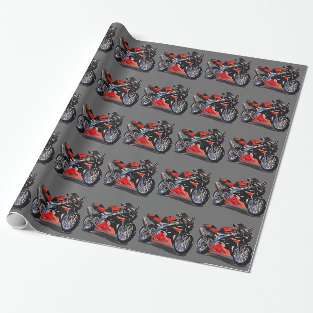 PAPIER CADEAU SUPERBIKE. DE RSV MILLE (Déroulé)