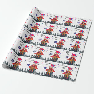Papier Cadeau Superhero en fauteuil roulant Photo 💥 vol Hero An