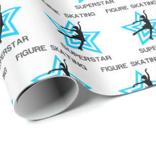 Papier Cadeau Superstar du patinage artistique