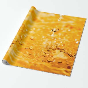 Papier Cadeau Surface propre liquide ondulée d'eau