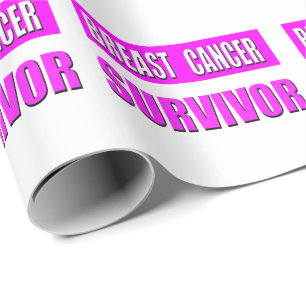 Papier Cadeau Survivant de cancer du sein