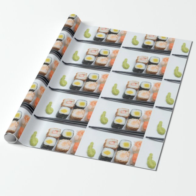 Papier Cadeau Sushi ! (Déroulé)