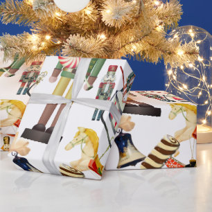 Papier Cadeau Sweetie Nutcracker Papier d'enveloppement de Noël