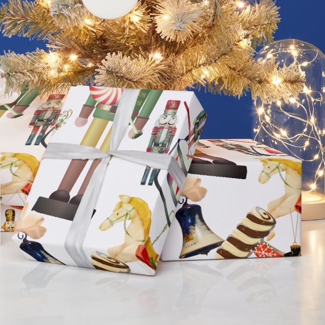 Papier Cadeau Sweetie Nutcracker Papier d'enveloppement de Noël (Vacances)