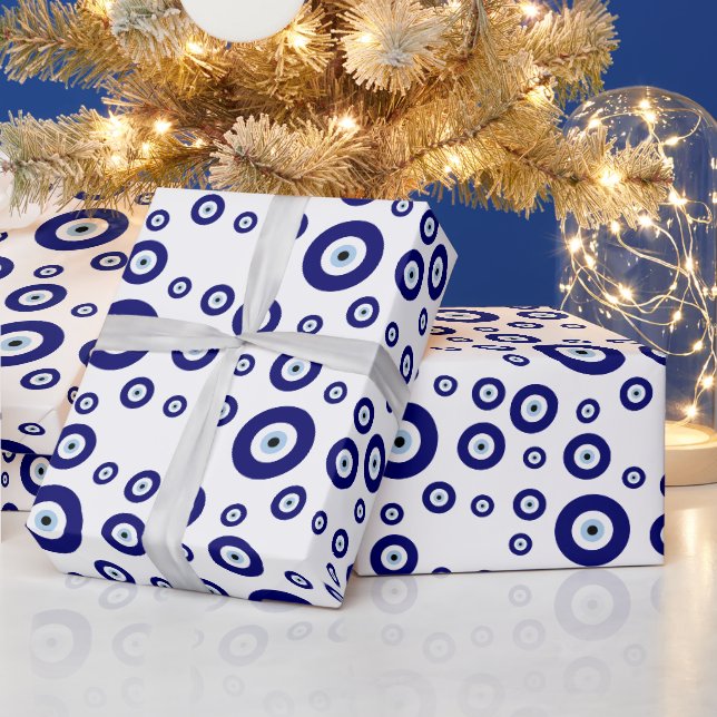 Papier Cadeau Symbole de protection et de bonne chance (Vacances)