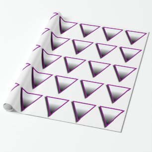 Papier Cadeau SYMBOLE DU TRIANGLE ASEXUÉ 3D -.png