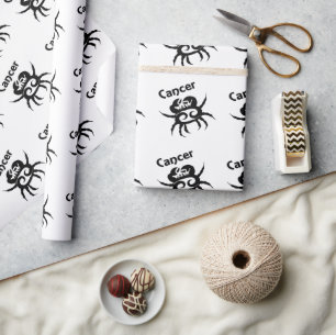 Papier Cadeau Symbole et signe du cancer du zodiaque