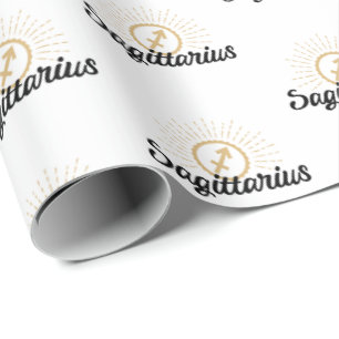 Papier Cadeau SYMBOLE Sagittarius Starburst